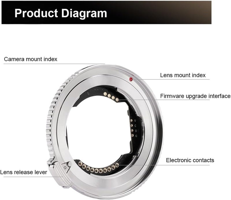 VILTROX E-Z Booster Lens Adapter Auto Focus Ring Mount Lens Converter for E Mount Lens to Nikon Z Mount Camera Z5 Z50 Z6 Z6II Z7II Zfc - Image 4